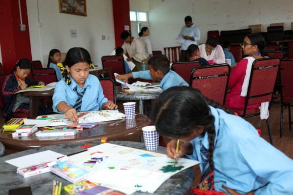 Children in Dang share their vision for greener cities and communities
